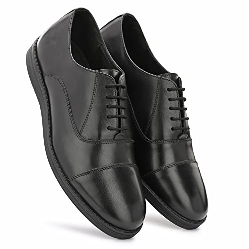 Image of Legwork Men's Leather Police Oxford 2.0 Shoes for Men and Boys