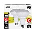 Feit Electric Performance BR40 E26 (Medium) LED Bulb Soft White 65 Watt Equivalence 2 pk