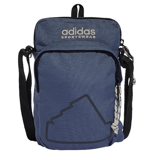 adidas Unisex - Adulto Brand Love Print Classic Organizer, preloved ink/black/putty grey, One size