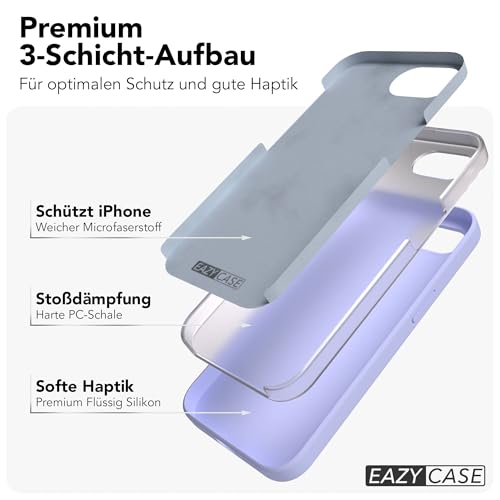 Coque silicone liquide iPhone 17e doublure microfibre premium MagSafe - 6