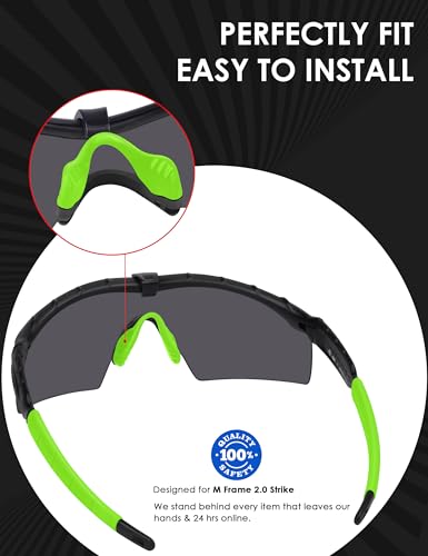 Image of BLAZERBUCK Replacement Earsocks & Nosepieces & Frame Clip for Oakley M Frame 2.0 Strike