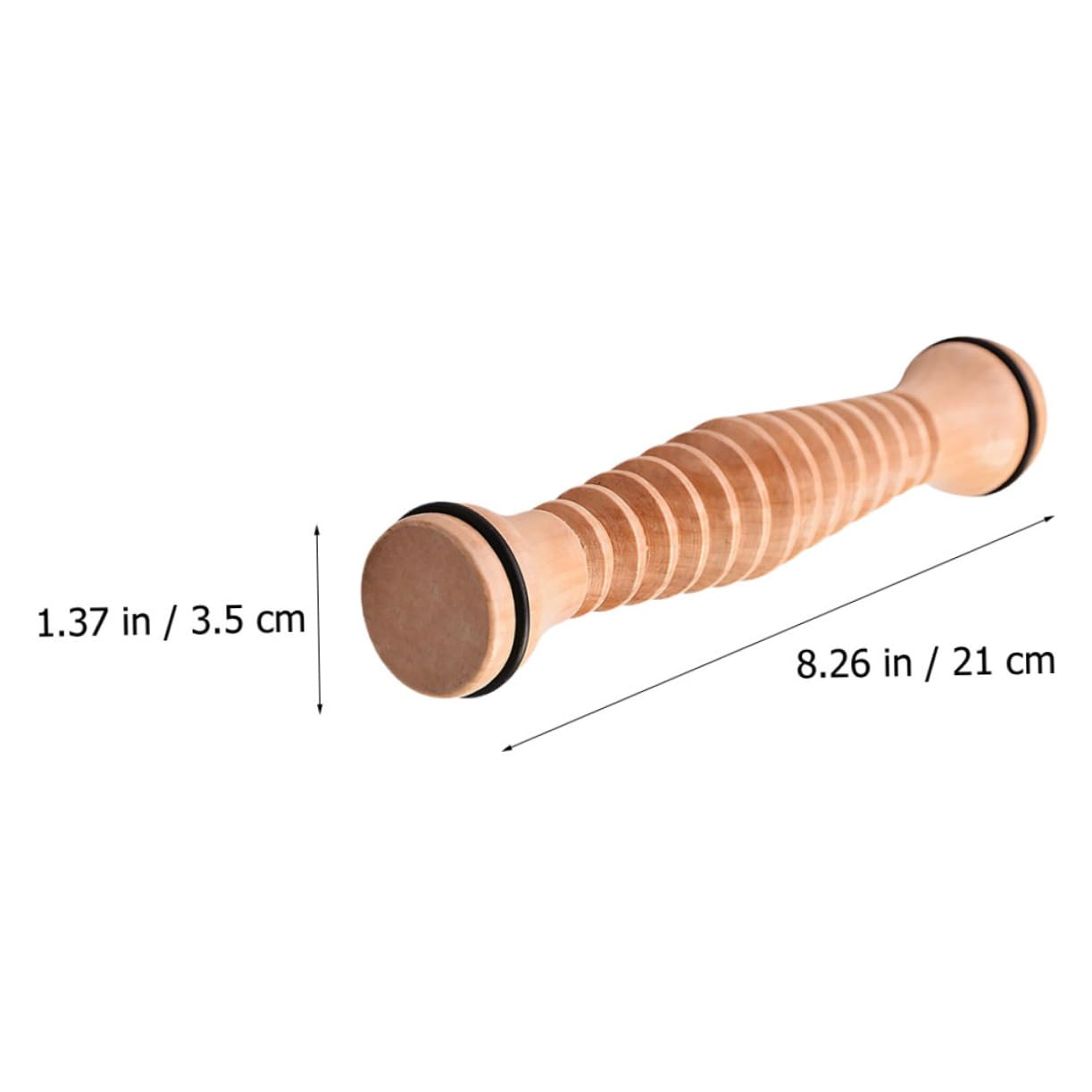 IWOWHERO 2pcs Wooden Foot Massager Acupoint Massage Rollers for Relief Portable Foot Roller Massager Tool