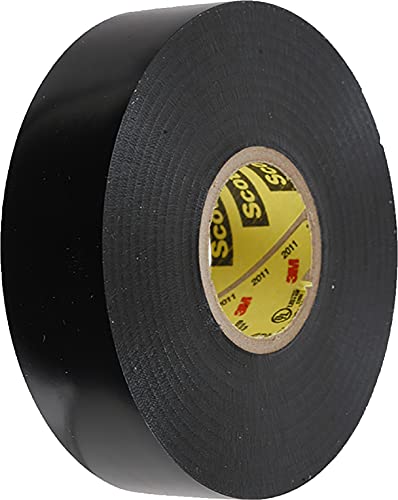 Image of DB Electrical 900-10022 Black Electrical Tape; 3 /4 inch x 66'; 7mil Thick Compatible With /Replacement For Universal