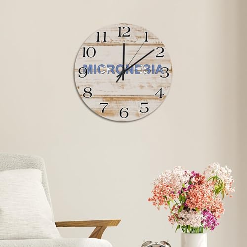 Horloge murale Micronésie idée cadeau décoration de maison - 6