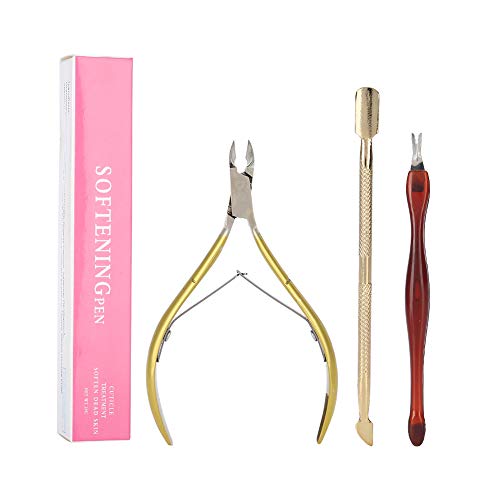 4Pcs/Set Maniküre-Werkzeugsatz, Nagelpflege-Werkzeuge Nagelhautschneider Manövrier-Set For Nagelhautschieber Für Die…