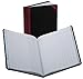 Boorum & Pease Record/Account Book, Black/Red Cover, Journal Rule, 9-5/8 x 7-5/8, 150 Pages (38-150-J)