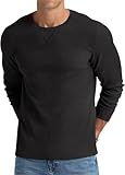 Chemises gaufrées à col rond et manches longues pour homme, chemises gaufrées à manches longues pour hommes, hauts décontractés en tricot, Ddp 1, S