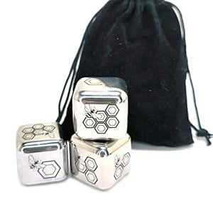 Zestaw kreatywnych kości o strukturze plastra miodu