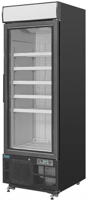 412 Liter Black Freezer with Glass Door by Polar