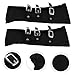 COLLBATH 1pair Halloween Cosplay Arm Guards Wristband Bracers for Parties Fit for All Performance Props for Role-Playing Theme Parties and Costumes Black