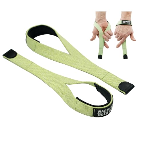 Image of WARM BODY COLD MIND V2 Lifting Wrist Straps for Weightlifting - Hand Straps for Powerlifting, Weight Lifting, Bodybuilding Functional /Cross Training, Deadlift Gym Bar, Cotton