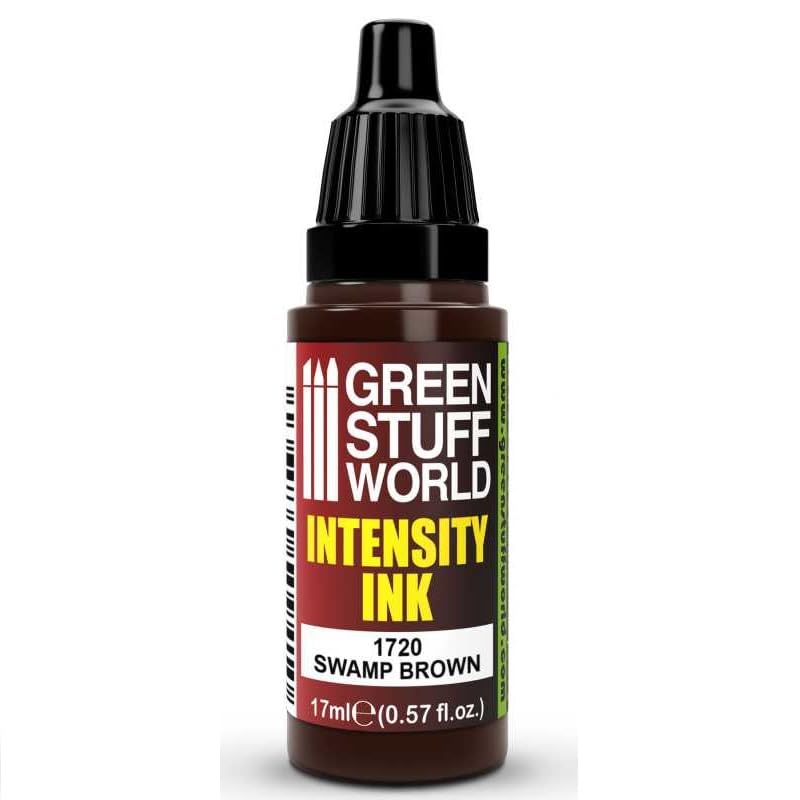 Green Stuff World Intensity Ink for Models and Miniatures Swamp Brown 1720-image-37