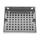 Construction robuste : fabriqué en acier inoxydable de haute qualité, ce bac d’égouttement pour tireuse à bière résiste à la rouille et à la corrosion, garantissant une performance , que ce soit pour une utilisation domestique intensive ou dans un contexte professionnel. bac d’égouttement mural en acier inoxydable