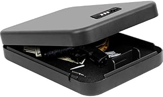 Jolitac Portable Safe Box Security Case Lock, Combo Lock Quick Access Gun Safe