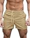 Produktbild Onsoyours Badeshorts für männer Jungen Badehose Schnelltrocknend Kurz Vielfarbig Beachshorts Boardshorts Strand Shorts Sporthose mit Verstellbarem Z Khaki Medium