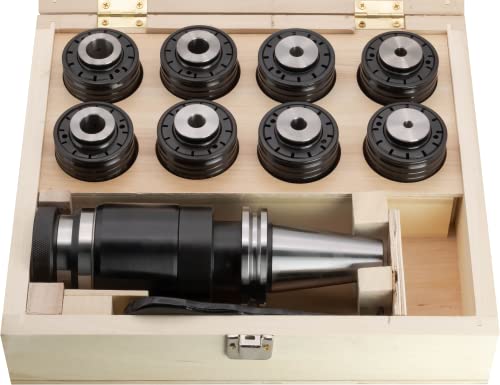 8Pc Cat40 Tap Adapter Holder Set, Quick Change, Torque Control Design, 6.0X4.9Mm To 18X14.5Mm #TOP8
