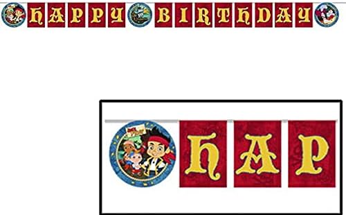 Captain Jake and the Neverland Pirates Birthday Party Supplies Decoration Bundle includes Happy Birthday Banner and 3 Piece Mini Centerpieces image 4