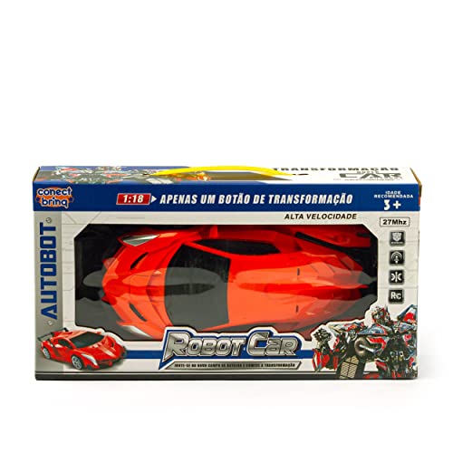 Carrinho Vira Robô Com Controle Remoto - Mega Compras