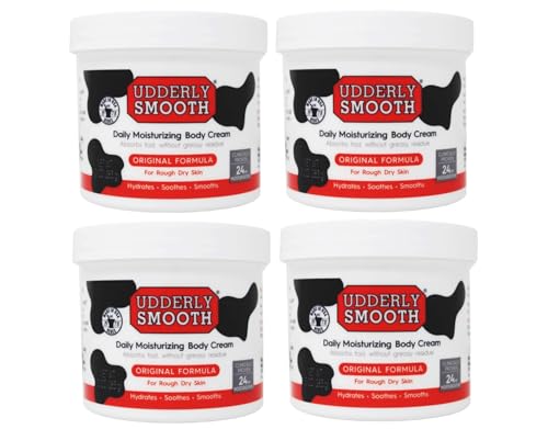 Udderly Smooth Body Cream 10 oz (Pack of 4)