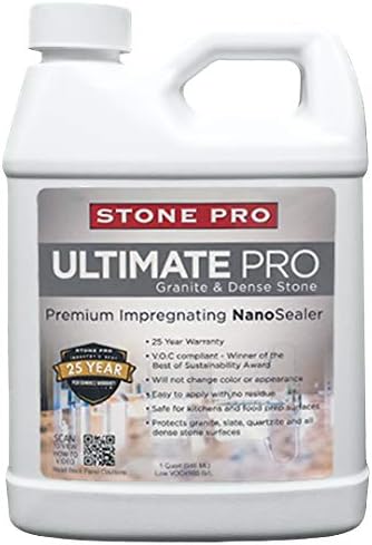 StonePro โ Ultimate Pro Sealer (for Sealing Granite, Slate, Quartzite & Dense Stone) (1 Quart โ 32 Fl Oz) (1 Quart โ 32 Fl Oz)
