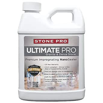 StonePro Ultimate Pro Sealer (1 Quart – 32 Fl Oz) for Granite, Slate, Quartzite & Dense Stone