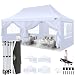 COBIZI Faltpavillon 3X6m Wasserdicht Stabil Pavillon 3x6m, Partyzelt Faltbar Anti-UV mit 6 Seitenwänden, Gartenpavillon für Hochzeiten, Freien, Garten, Party