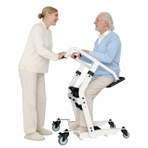 VOCIC Patientenlifter Transferhilfe für Senioren AY03 Indoor Mühelos Transferlifter für Ältere Menschen bis 180KG Patientenlift Rollstuhl Hilfsmittel Zuhause