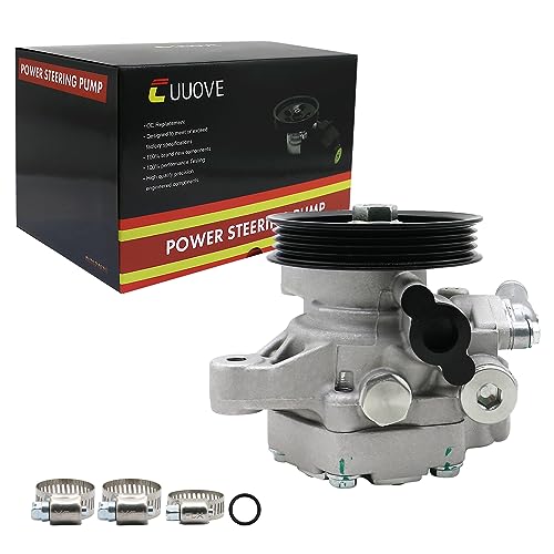 Image of 21-5267 Power Steering Pump with Pulley, Fits for 2001 2002 2003 2004 2005 Civic 1.7L l4 (CNG & GAS), Fits for 2001-2005 EL 1.7L, OE-Quality Power Assist Pump, Replace OE 56110PLA023
