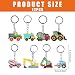 CAIKAILIOR 8 Stück Schlüsselanhänger Traktor,schlüsselanhänger Kinder,Baufahrzeuge Thema,Bagger Spielzeug Anhänger Baustellen Party Kindergeburtstag Mitgebsel BAU Geburtstag Give Aways Gastgeschenke