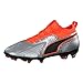 Produktbild Puma Herren ONE 2 LTH FG Fußballschuhe, Silber Silver-Shocking Orange Black 01, 40 EU