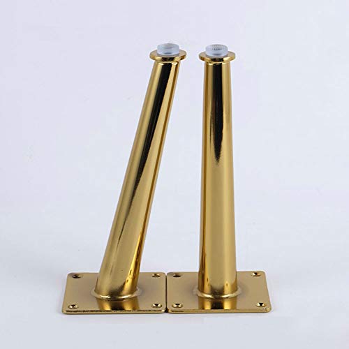 Ewead,4Pcs Golden Furniture Table Legs Load 2000 Lbs Tv Cabinet Foot Sofa Leg Hardware Cabinet Feet 200 X 80Mm Straight Leg #TOP1