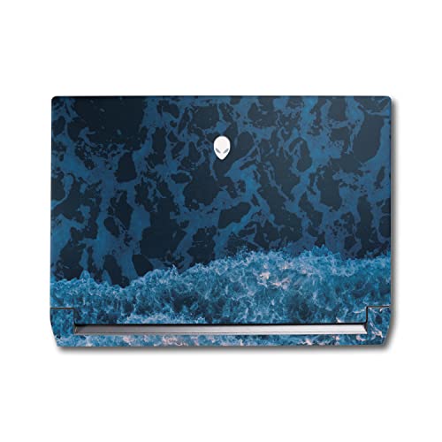 Image of MightySkins Skin Compatible with Alienware M17 R5 (2022) Full Wrap Kit - Ocean Waves | Protective, Durable, and Unique Vinyl Decal wrap Cover | Easy to Apply & Change Styles | Made in The USA