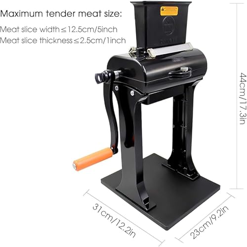 Batticarne commerciale, design manuale verticale con manico ergonomico, facile da pulire per manzo, tacchino, pollo, maiale, bistecca e pesce