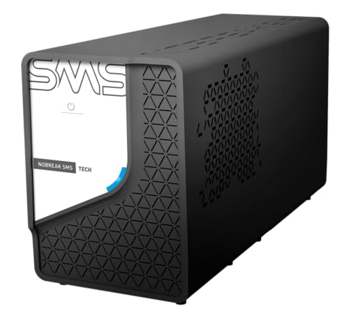 SMS - NOBREAK TECH 700 - POTÊNCIA 700VA | 350W - BIVOLT ENT.: 115/ 220V | SAÍDA: 115V - 6 TOMADAS - SENOIDAL P/APROX. - LINE INTERACTIVE - PN 29301