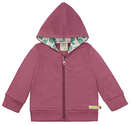 Veste sweat mixte bébé grape loud proud en coton biologique