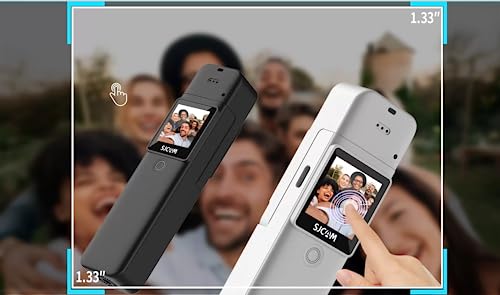 Image of (Refurbished) SJCAM C300 Action Camera with Handheld Grip | 4K30fps /20MP | 6axis gyro | Backup Upto 6 Hours | 1.33a€ Dual Touch Screen | 2.4G /5G Wi-Fi /Super night vision / /30M waterproof | Live steaming /Vlog | Black