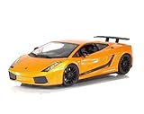 Höhe der Box: 8 cm Maisto 2007 Lamborghini Gallardo Superleggera Orange 1/18 Modellauto