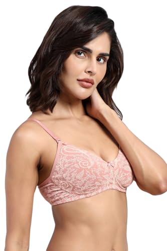 Image of Van Heusen Women's Everyday Cotton Bra|Medium Coverage|Non Padded|Non Wired|Seamless Moulded Cups|Anti Bacterial Tech| Keeps you Fresh|Sweat Absorbent|No Slip Soft Straps|Detachable Straps|Style 11001