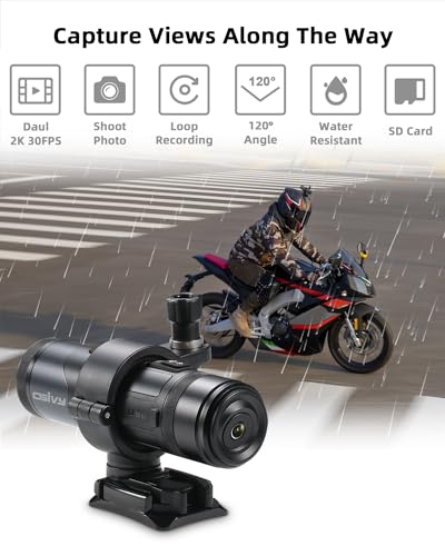 KONSIVY HC-01 Cámara Casco Moto 2K Con Control Remoto miniatura 6