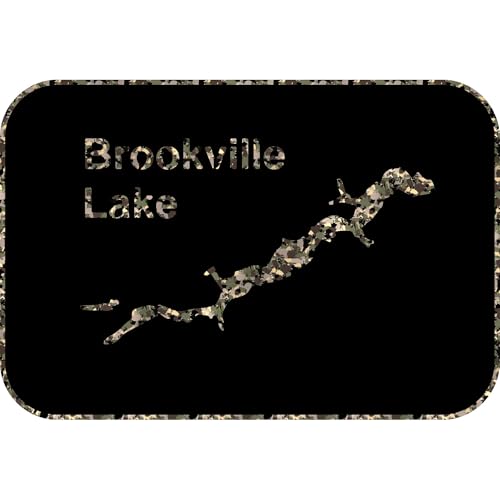 Pad - Brookville Lake 6mm Thick Mat Made For Orca 26 Qt - Embossed Texture Water Resistant Cooler Lid - Boat Coolers Pad For Camping, Fishing & Boating - Black/camo