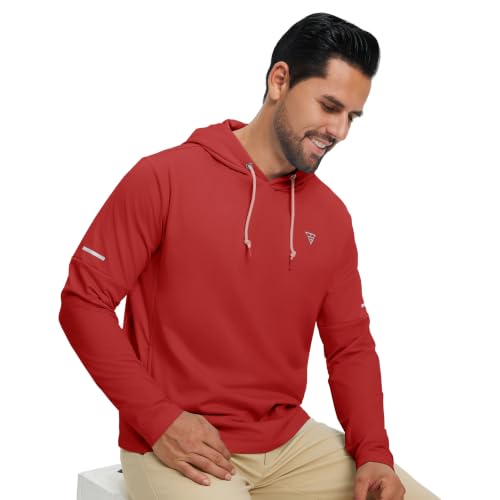 Image of M MAELREG Hoodies for Men Golf Fleece Hooded Sweatshirts Dry Fit Athletic Lightweight Casual Midlayer Mens Hoodies Pullover
