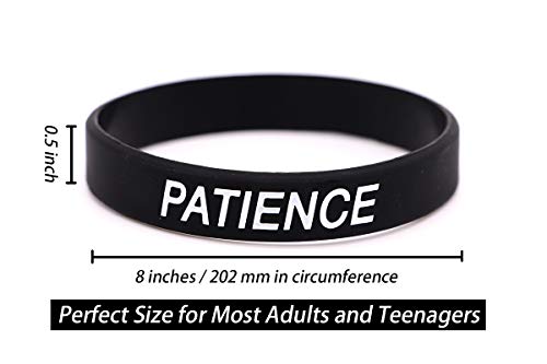AVEC-JOIE-Inspirational-Silicone-Bracelets-Rubber-Bands-Wristbands-with-Motivational-Saying-in-Unisex-Adult-Size-Wrist-Band-Gift-for-Teens-Men-Women