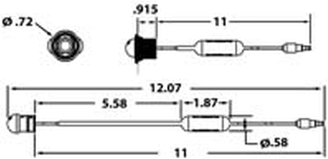 Truck-Lite (33010C) License Lamp and Grommet Kit