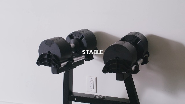 NÜO ダンベルおよびスタンド NÜOBELL Floor Stand – Adjustable Dumbbell Stand for Home