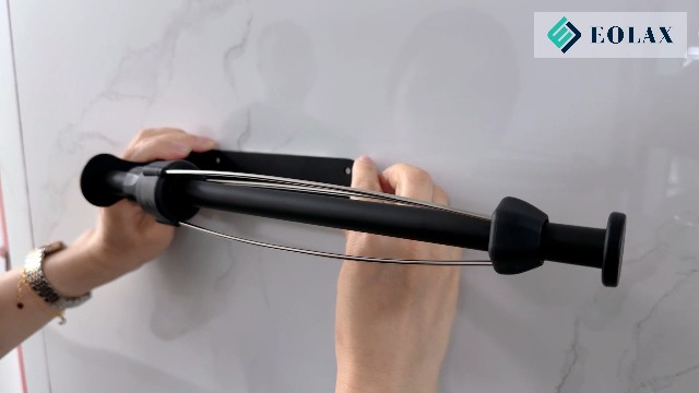 Porta Rotolo Da Cucina Con Ammortizzatore - Montaggio Adesivo O A Vite Per Sottobanco - Foto 11