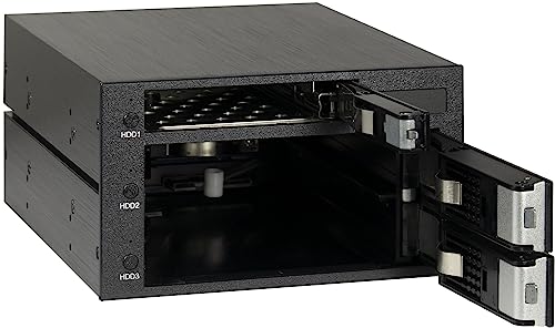 Inter-Tech IPC ST-3525 Removable Frame 2 x 5.25 Inches and 1 x 2.5 Inches - Image 3
