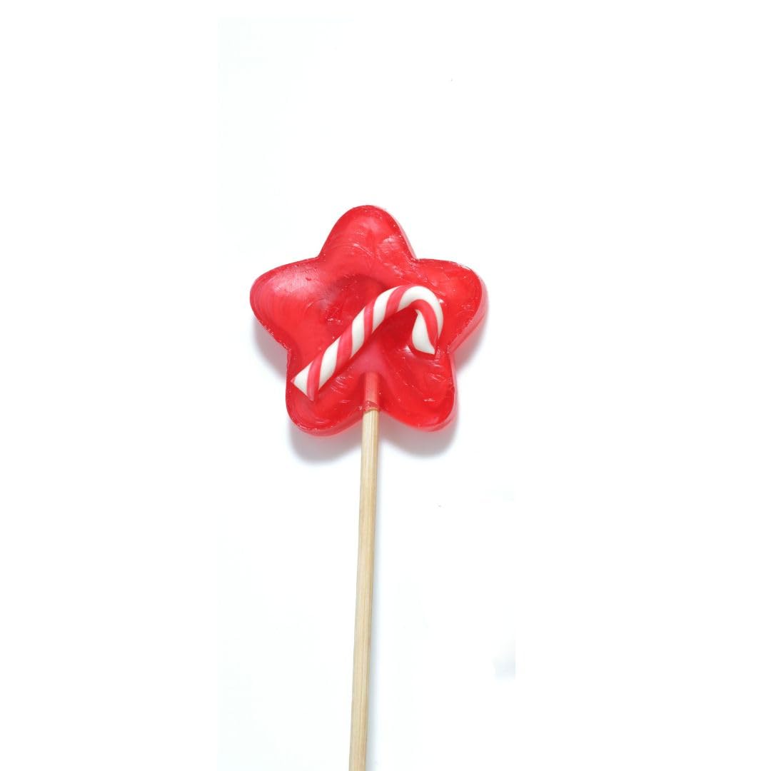Zubi Christmas Star Lolly (Raspberry) - Enriched with Vitamin