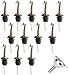 olive oil spouts,Stainless Steel Classic Bottle Pour Tapered Spouts for Pours liquor, vinegar, syrup or oils with Stainless Steel Funnels (12pcs)
