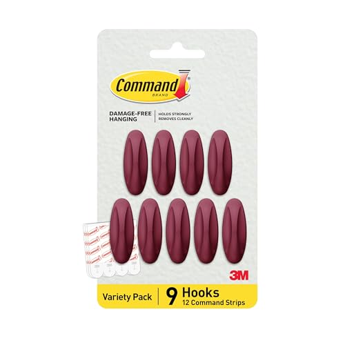 Image of Command Medium Designer Hooks, 9 Hooks, 12 Strips