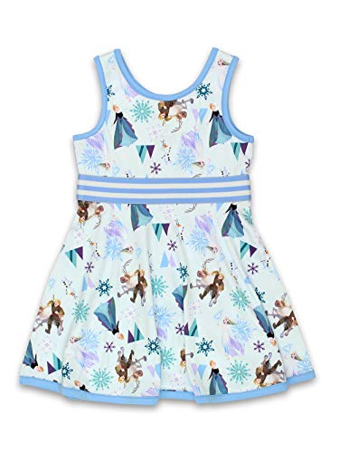 Disney Frozen Toddler Girls Fit and Flare Ultra Soft Dress2